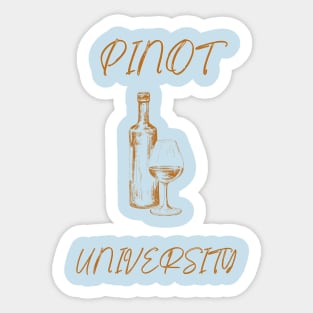 Pinot University Sticker